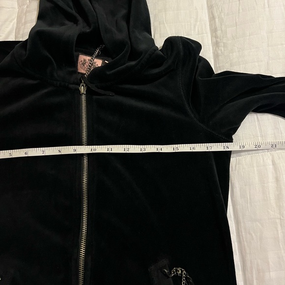 Juicy Couture 🖤 Velour Hoodie Jacket - Picture 13 of 14